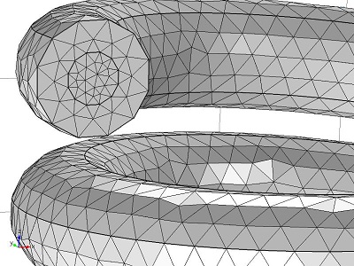 Capped and filled geometry Capped and filled geometry