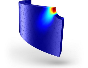 Simulate Fatigue using COMSOL; Fatigue analysis of cylinder with a hole