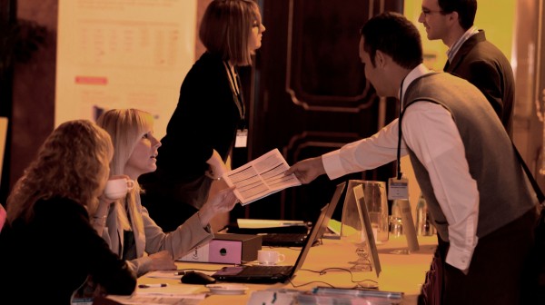 COMSOL Conference registration desk