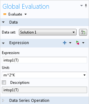 Evaluating the Integration operator