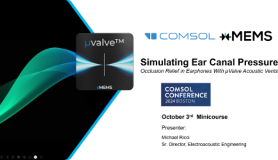 Acoustic Simulation of Ear Canal Pressure Reduction - Occlusion Relief ...