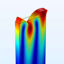 Simulation of surface acoustic wave sensors