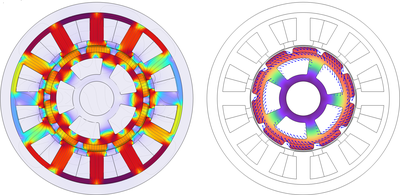 Magnetic–Structure Interaction in a Permanent Magnet Motor