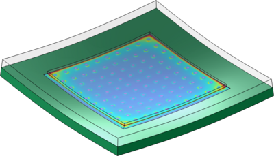 Thermal Cycle Test of a Flip-Chip Device