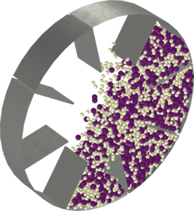 Mixing Grains in a Rotating Drum