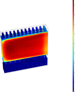 Numerical Simulation of Thermal Resistance and Heat Transfer Coefficients ...