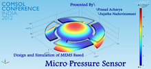 Design and Simulation of MEMS based Micro Pressure Sensor