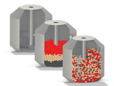 DEM-Based Analysis of Particles Mixing Using the Granular Flow Module