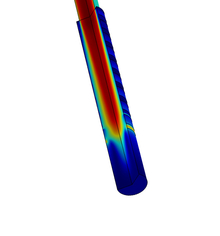 Modeling a Nozzle in a Borehole