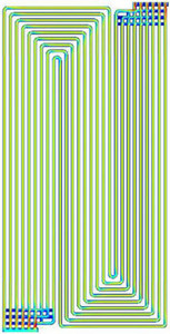 Large Scale 3D Flow Distribution Analysis in HTPEM Fuel Cells