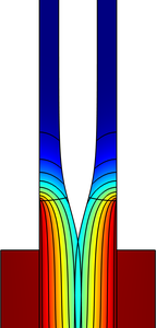 Simulating Wet Etching of Optical Fiber to Fabricate NSOM Probe