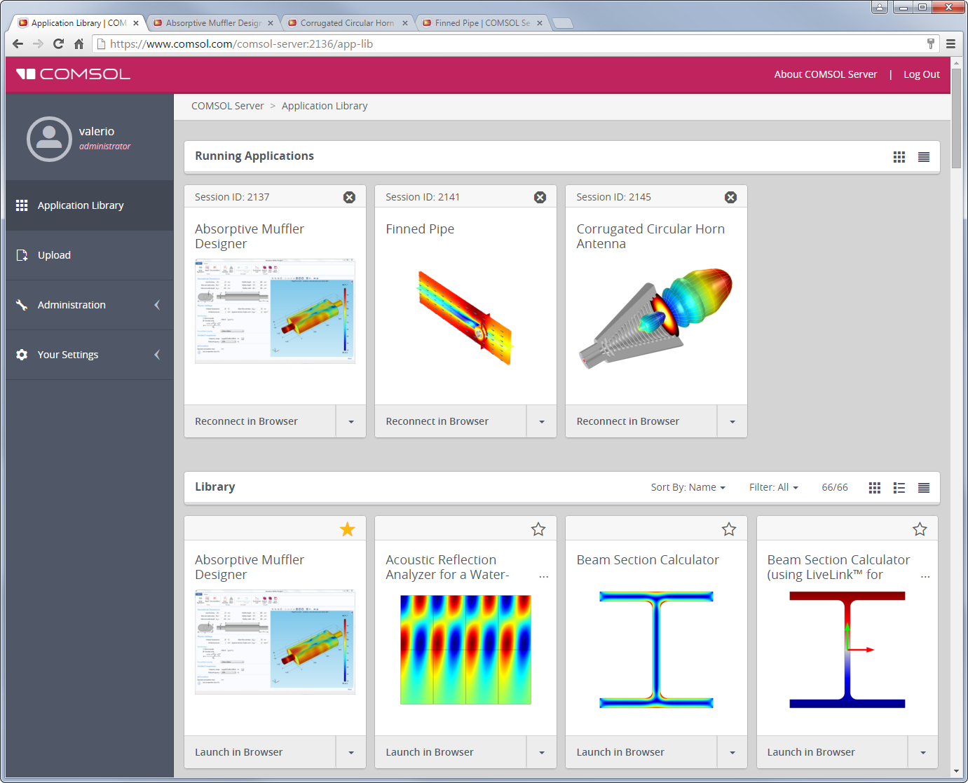 running model made in comsol 5.1 in 5.2a