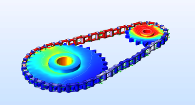 Elastic Roller Chain Sprocket Model 