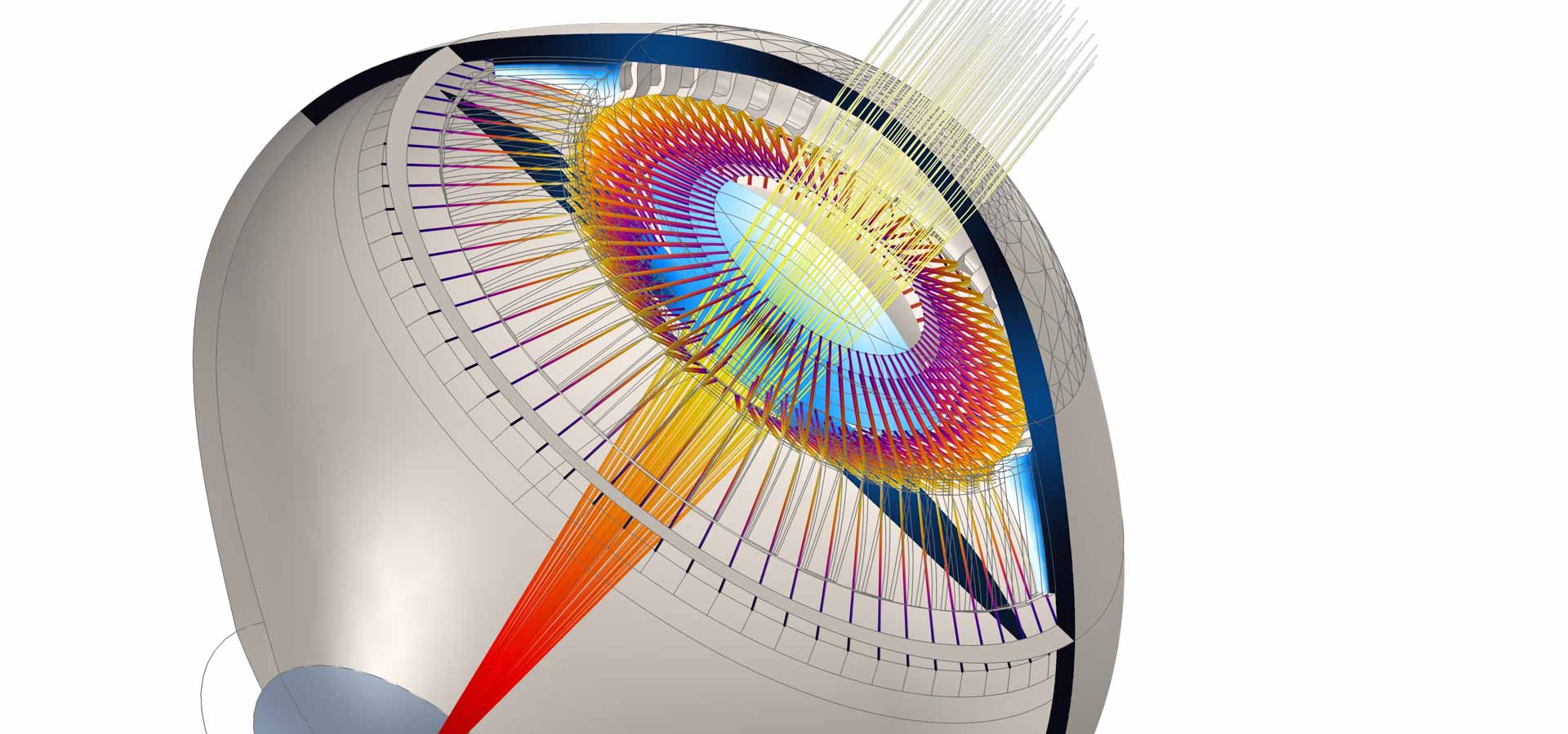 Kejako Studies Presbyopia with a 3D Model of the Human Eye