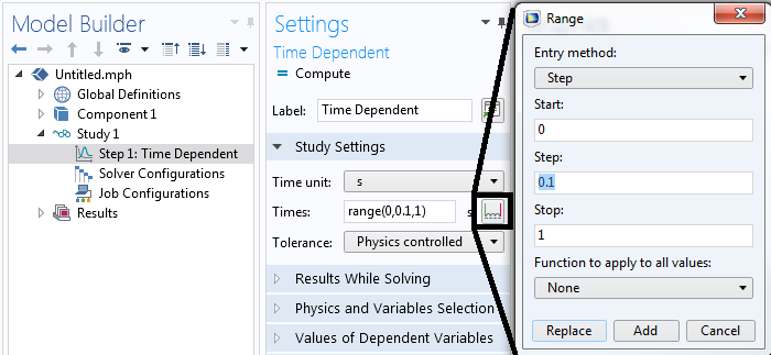 Controlling the Time Dependent timesteps - Knowledge Base